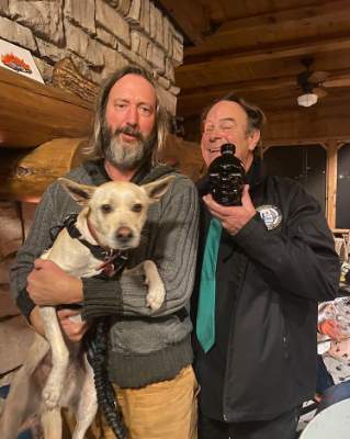 Tom Green with his dog on Instagram.